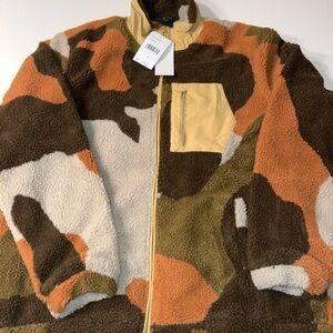 NWT Men's Staple Polar Fleece Camo Zip Up Size XL MSRP $114‎ 🔥🔥(J)